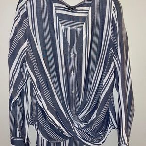 Striped long sleeve shirt